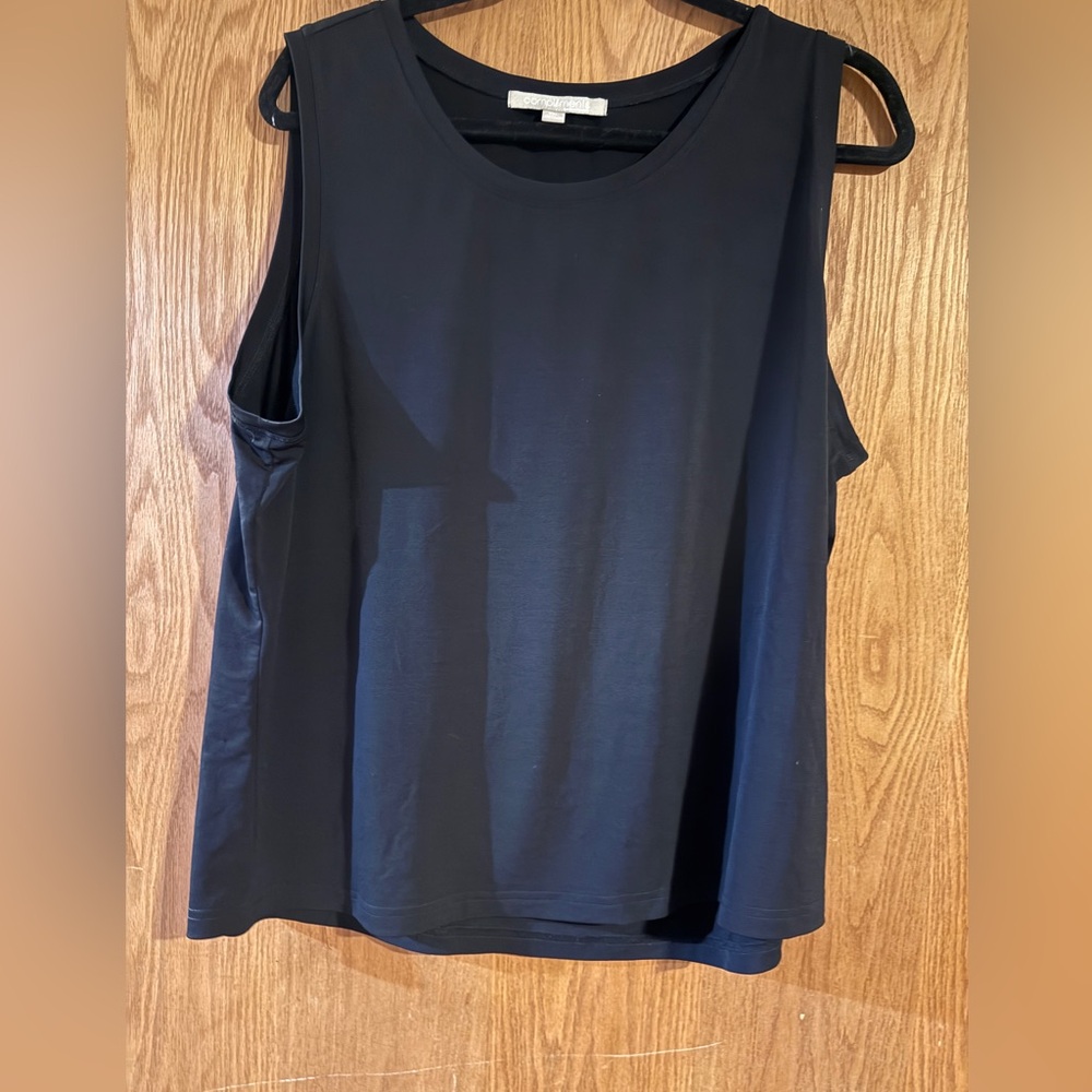 Elegant Black Sleeveless Tank Top